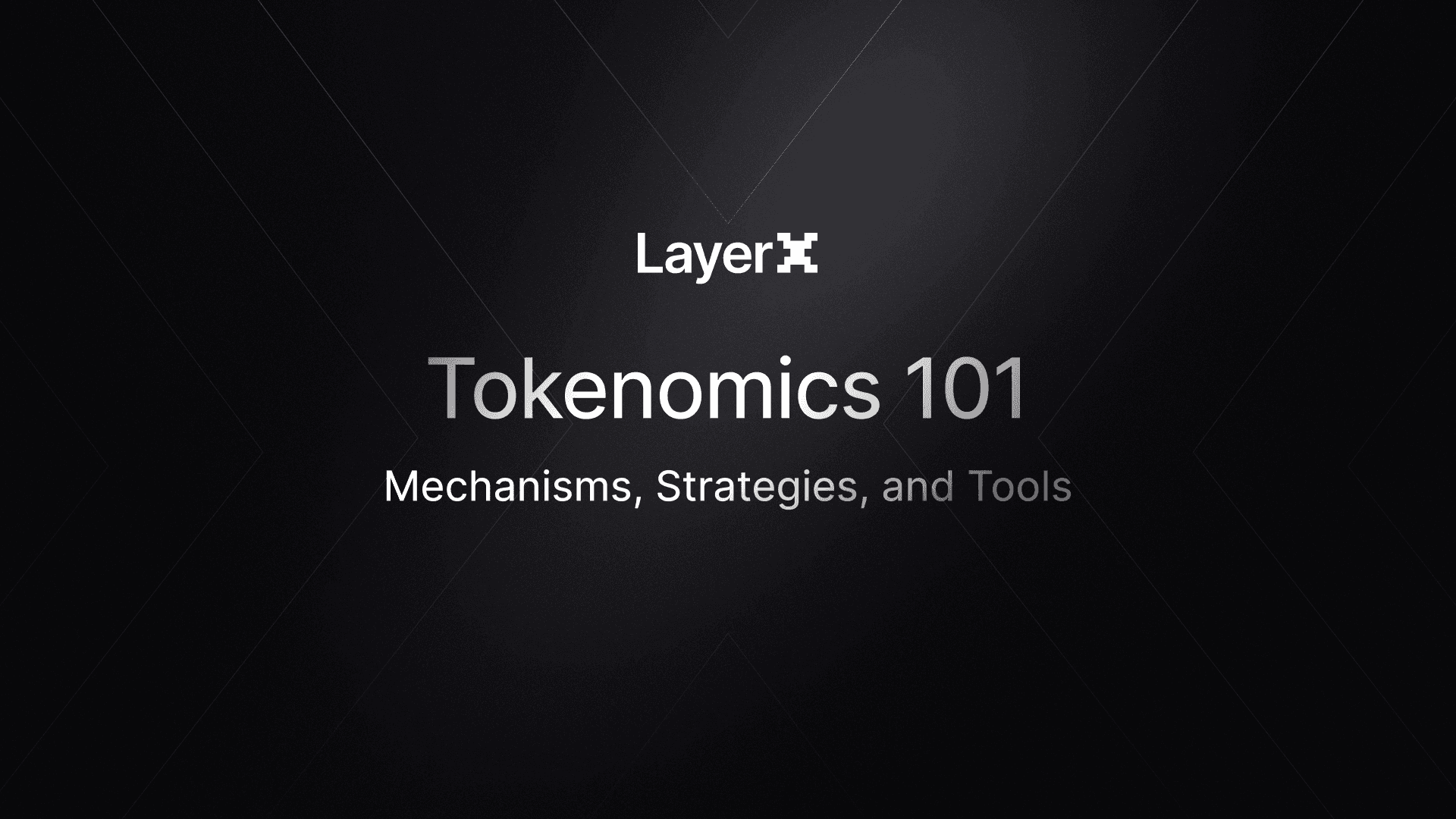 Tokenomics 101: Mechanisms, Strategies, and Tools